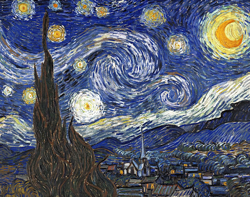  The Starry Night by Vincent van Gogh (1889)